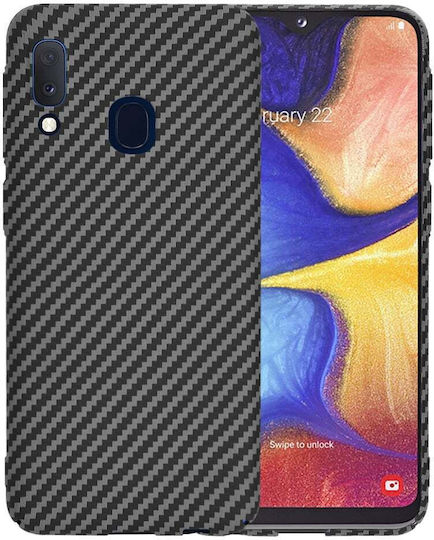 Techsuit Back Cover Black (Galaxy A20e)