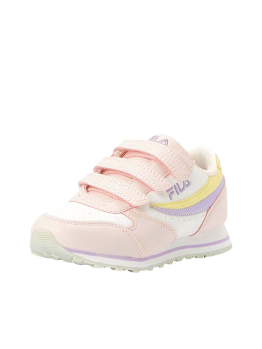 Fila Kinder-Sneaker mit Klettverschluss Rosa