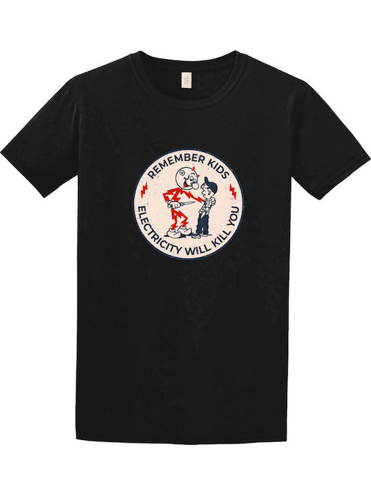 Gildan T-shirt Μαύρο