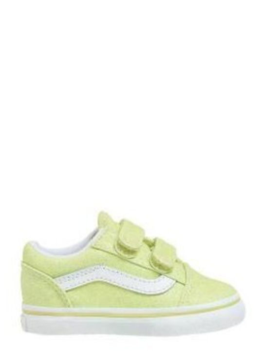 Vans Old Skool V Παιδικά Sneakers με Σκρατς Πρά...
