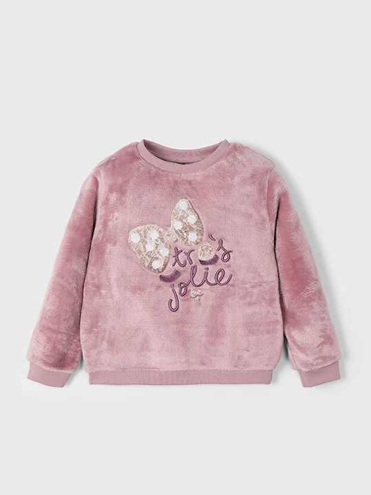 Kinderpullover Langarm Rosa