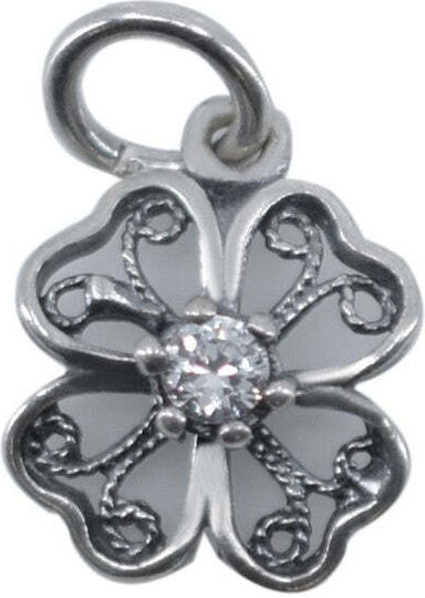 Metallic Pendant Motif for Jewelry from 925 Silver