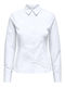 Only Women's Long Sleeve Shirt White