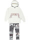 Παιδικό Σετ με Κολάν Χειμερινό 2τμχ Off White, Εκρού