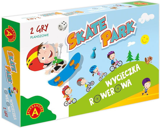 Board Game Urban Skate & Cycle Adventure for 2-4 Players 6+ Years Old (PL) Alexander Toys
