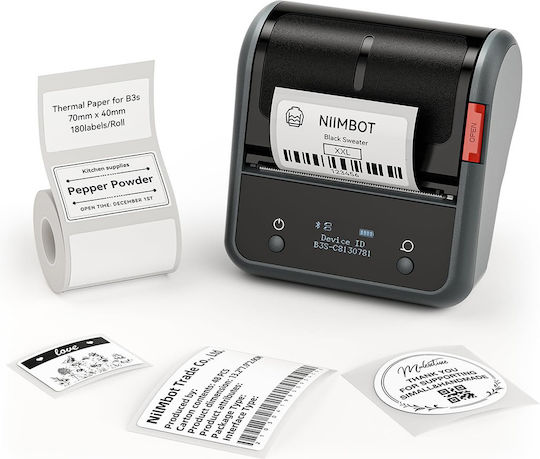 Niimbot Elektronisch Tragbarer Etikettendrucker in Schwarz Farbe