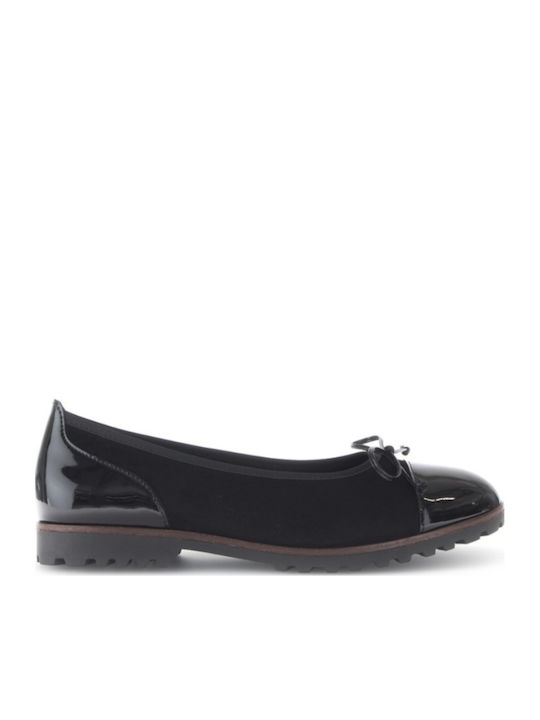 Gabor Lederne Damen Ballerinas in Schwarz Farbe