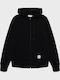 Sweatshirt Mit Kapuze Schwarz