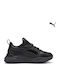 Cassia Lux Damen Chunky Sneakers Schwarz