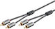 Goobay Cable 2x RCA male - 2x RCA male 2m 65293