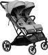 Casual Play Casual Play Tour Twin Max Double Stroller Suitable for Newborn Clear Grey 11kg