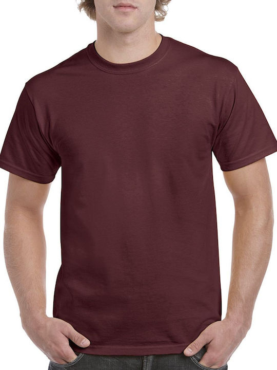 Gildan Men's Short Sleeve Promotional T-Shirt Maroon