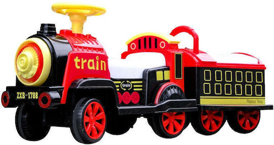 Copil Electric Masina Două locuri cu Telecomanda Electric Flippy Car, Train Type with Detachable Wagon Roșu