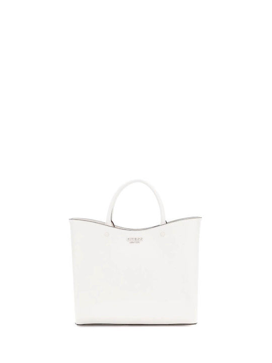 Guess Girlfriend Carryall Γυναικεία Τσάντα Χειρός Γκρι