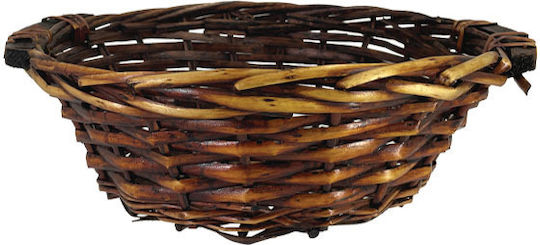 Marhome Coș decorativ Lemn cu mânere Brown 30x30x10buc 05-00-94432