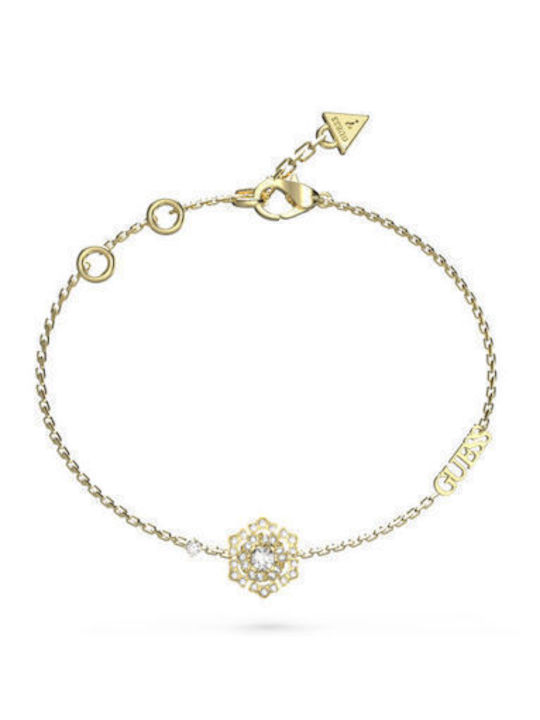 Guess La Fleur Women's Bracelet with Flower Des...