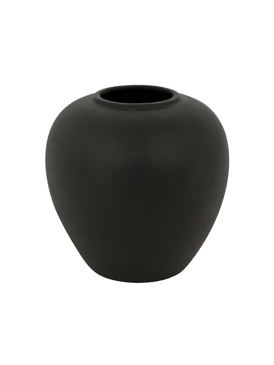 Decorative Vase Black 22x22x22cm