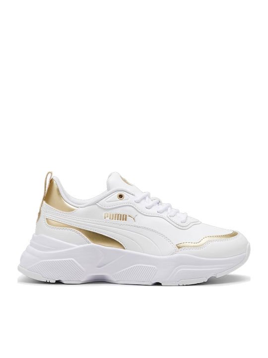 Puma Cassia Rose Metallic Dream Γυναικεία Chunky Sneakers White