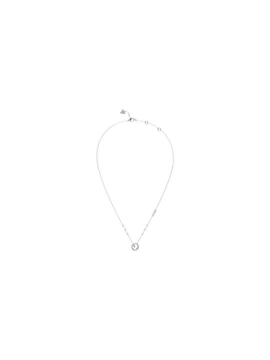 Guess Tiny Dancer Necklace from Steel with Zircon