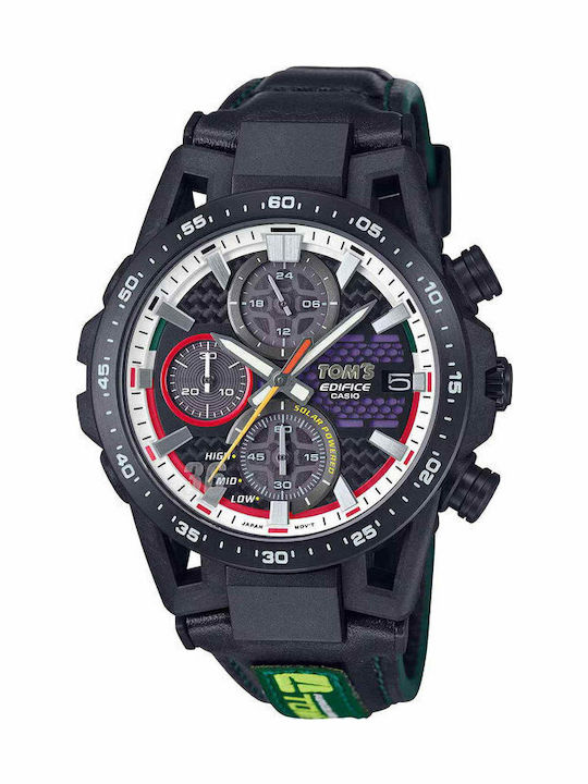 Casio Edifice Watch Solar with Leather Strap