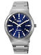 Q&Q Men's Watch 42mm Battery with Silver Metal Bracelet