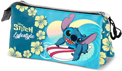 Disney Stitch Lifestyle Pencil Case Triple