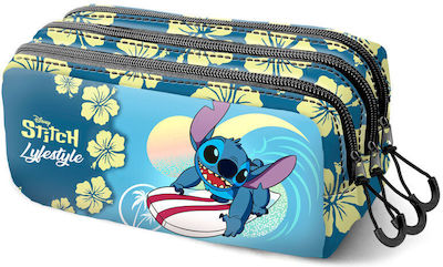 Disney Stitch Lifestyle Pencil Case Triple