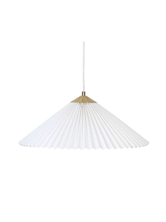 Atmosphera Adjustable Pendant Light White 49cm