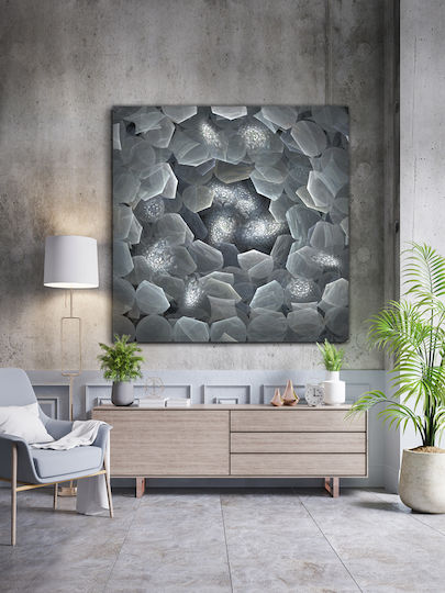 Polaris Картина Стъкло 120x120см