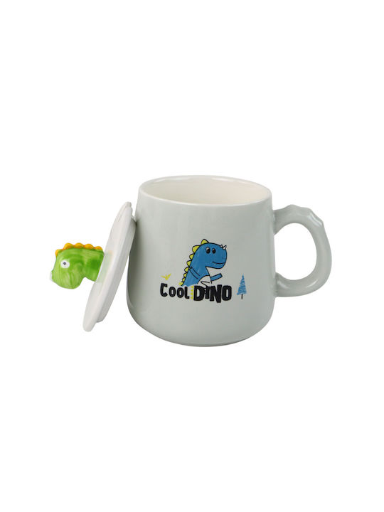 Dinosaur Κούπα Κεραμική Μπλε 350ml 5905884452912