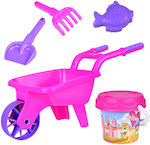 Children's Wheelbarrows Sandbox Accessories Bucket Shovel Rake Za5469