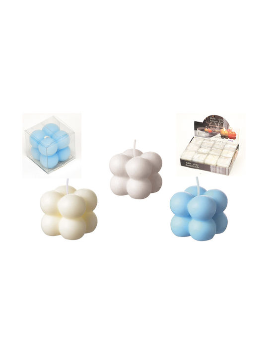 Decorative Candle Light Blue 12pcs