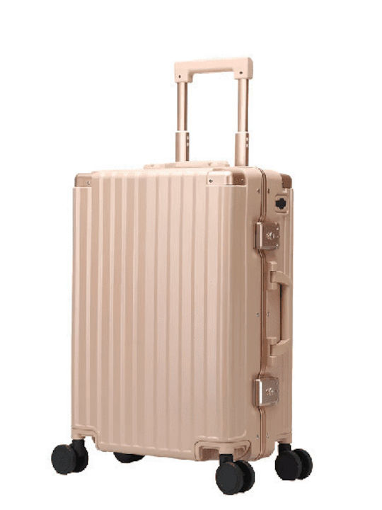 Βαλίτσα Χειραποσκευή Καμπίνας Bopai 33-859208/50cm Ροζ Χρυσό