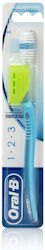 Oral-B 1-2-3 Indicator Zahnbürste Mittel Blue