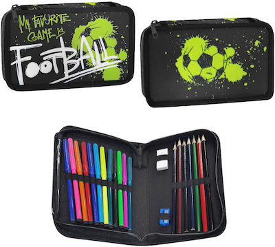 Football Filled Pencil Case 20x13x3cm Justnote 703172