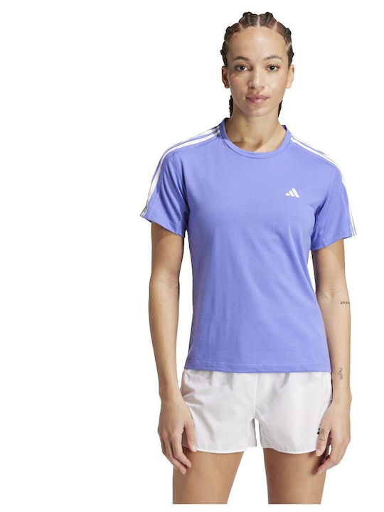 Adidas Γυναικείο Αθλητικό T-shirt Fast Drying Μωβ