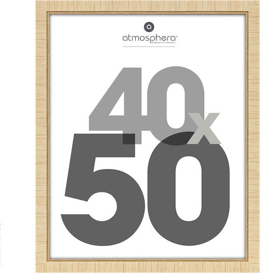 Κορνίζα Τοίχου με Μπεζ Πλαίσιο Ξύλινη 40x50 Κορνίζα Τοίχου με Μπεζ Πλαίσιο Ξύλινη 40x50