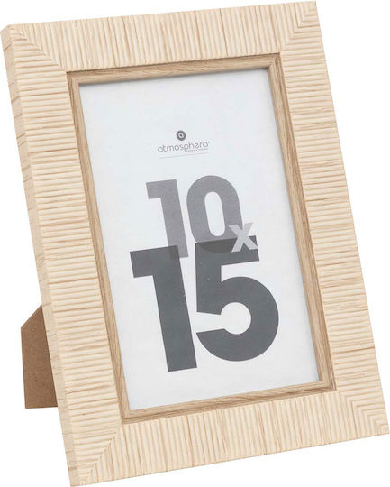 A-s Thea Wall-mounted Wooden Photo Frame with Beige Frame