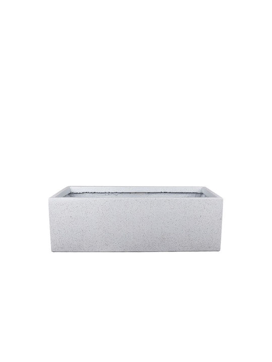 Marhome Planter Box 80x28cm White