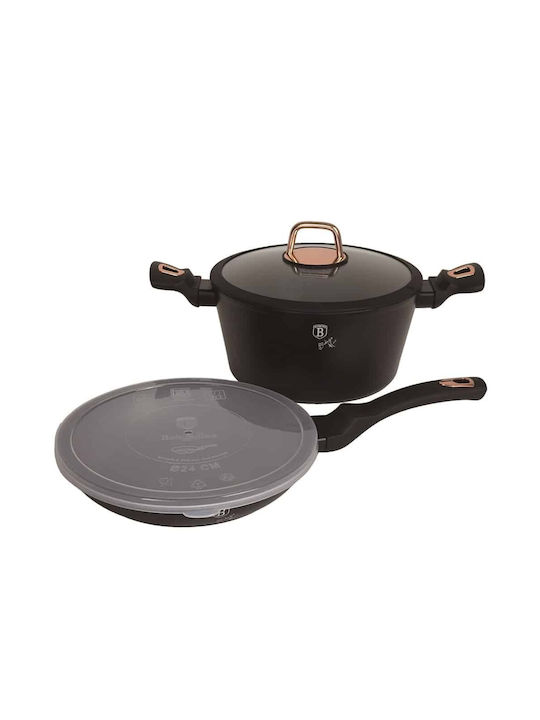Berlinger Haus Black Rose Collection Kochgeschirr-Set 4Stück
