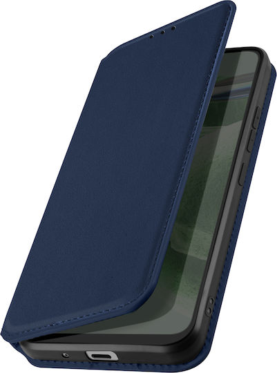 Husă Flip Avizar Xiaomi Mi A3 Suport Magnetic pentru Carduri și Vizionare Albastru Închis