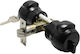 Meroni Serrature Knob Lock Black with Button & ...