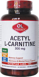 Olympian Labs Acetyl L-Carnitine 500mg 60 φυτικές κάψουλες Olympian Labs Acetyl L-Carnitine 500mg 60 φυτικές κάψουλες