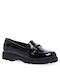 Parex Leather Women's Moccasins in Black Color