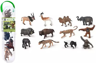 Miniature Toy Case Mini Wild Animals 4cm A1212