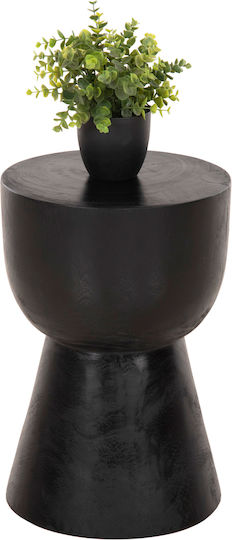 HomeMarkt Stool for Living Room Suar Black 30x30x45cm HomeMarkt Stool for Living Room Suar Black 30x30x45cm