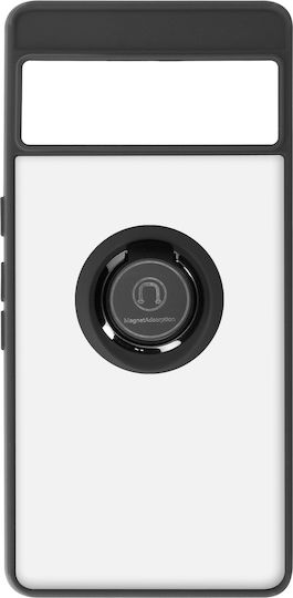 Carcasă Google Pixel 7 Pro din două materiale cu inel metalic și suport video, negru