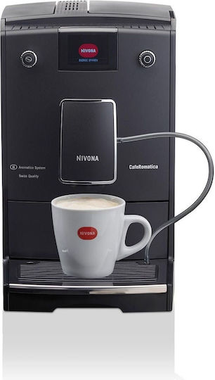 Nivona Cafe Romatica 759 Automatische Espressomaschine 1455W Druck 15bar mit Mahlwerk Schwarz