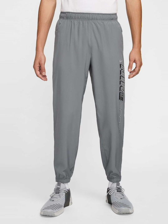 Nike Form Pantaloni de trening Dri-Fit Lucios cu Elastic Grey