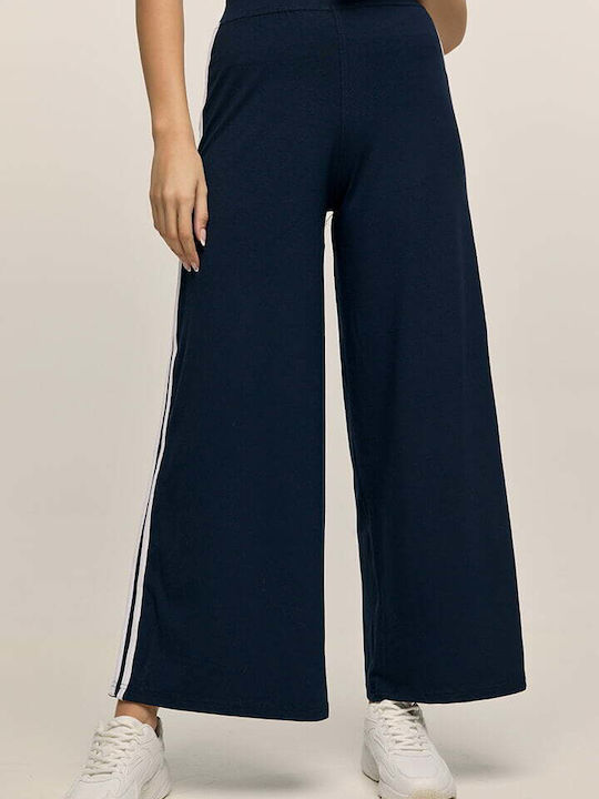 Bodymove Hohe Taille Jogginghose Ausgestellt Blue